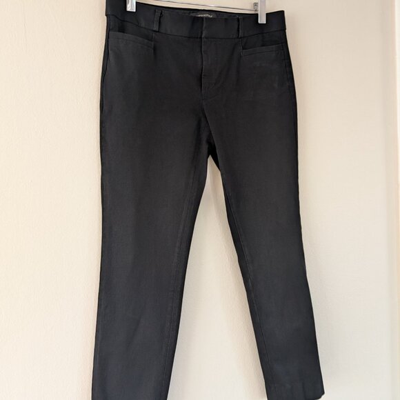 Banana Republic Black Low Rise Slim Ankle Sloan Pant Business Workwear Women's 4 - Picture 2 of 12